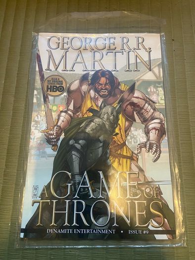 Comic Lot x 8  Marvel Thor 1, Game of Thrones 9, Amalgam Comics Assassins 1, Paradise Too 5, Ninja Boy 6, Ochlocrat, DC Bloodlines, Legend of Isis