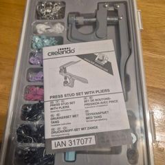 Press Stud Set With Pliers