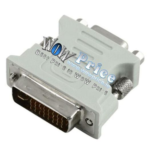 Dual Link DVI-I DVI to VGA Adapter Cable Converter