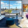 Modern Abstract Area Rug Large and Small Sizes Available Image 3