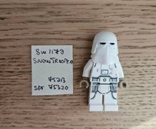 lego sw1179 snowtrooper, set 75313, 75320