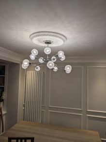 Set of Two Statement Pendant Lights, Large & Small