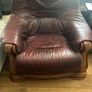 3 seat leather couch Image 3