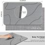 Stone Bath Mat, 100% Natural Diatomaceous Earth Shower Mat, Non-Slip Super Absorbent Quick Drying Bathroom Floor Mat, Shower Mat for Bathroom Floor, Easy to Clean Image 2