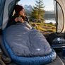 XXL  Camping Sleeping Bag  Extreme Wide Ellipse Sleeping Bag 230x110cm Blue Grey Image 4
