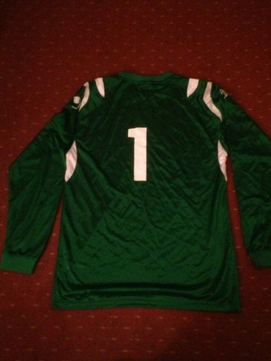 Set of 5 a side soccer jerseys.