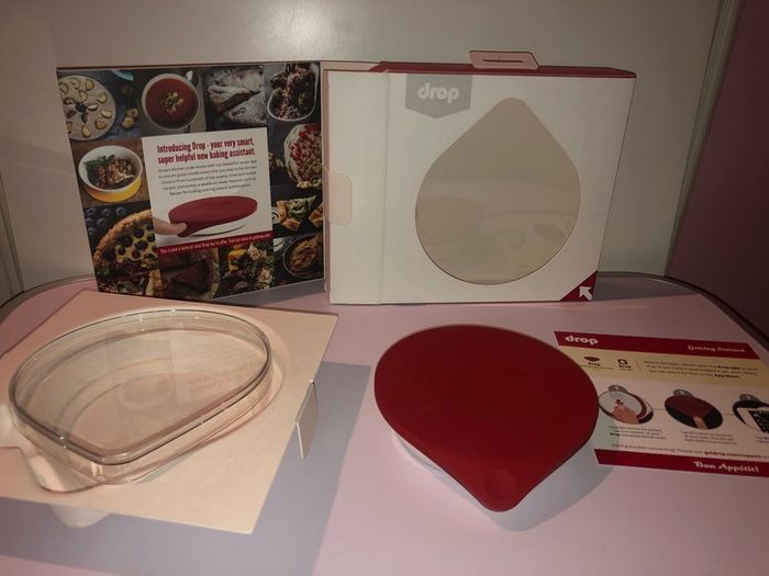 Drop connected kitchen scales