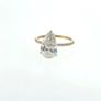 3.02ct IGI Certified Pear Lab-Grown Diamond Ring | Image 6