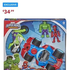 NEW- Spiderman & Hulk Set