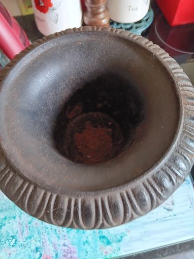 Cast iron urn