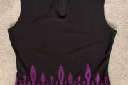 Ladies Black Top: Size 8 - Or Free With Any Purchase