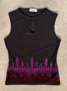 Ladies Black Top: Size 8 - Or Free With Any Purchase