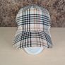 MONKI tartan burberry style pattern baseball cap Image 3