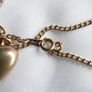 Vintage Gold Plated Korea Necklace and Pendant  Heart Image 6