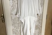 River Island Cream Playsuit Size 14 New