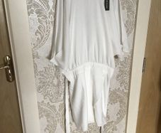 River Island Cream Playsuit Size 14 New