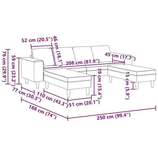Sofa Set Wine red Velvet