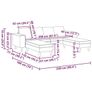 Sofa Set Wine red Velvet Image 4