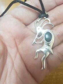 Kokopelli the flute player Vintage Pendant