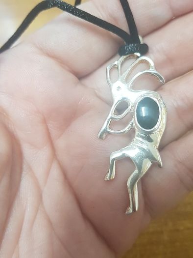 Kokopelli the flute player Vintage Pendant
