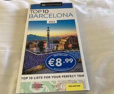 Barcelona guide book now half this price only 2 euro