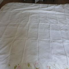 vintage embroidered table cloth