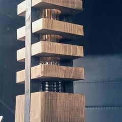 Hand Crafted Tiered Lamp
