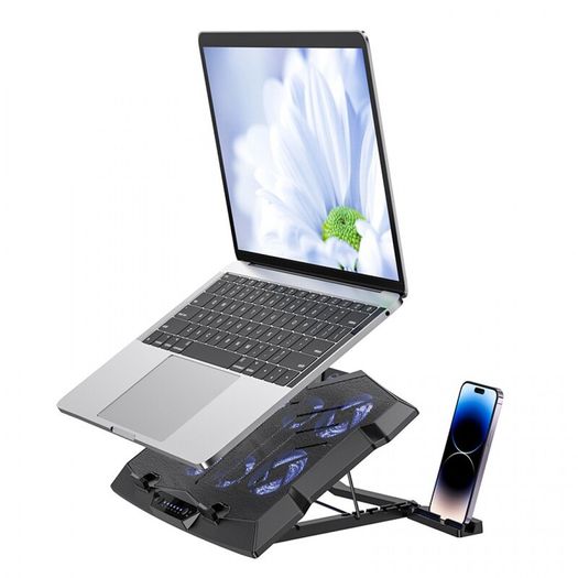 Fans Laptop Cooler Fan With Phone Stand
