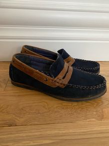 Navy River Island Navy Suede Dress shoe