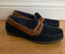 Navy River Island Navy Suede Dress shoe