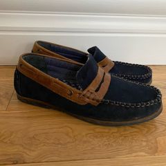 Navy River Island Navy Suede Dress shoe