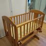 wooden baby crib (rocking cradle) Image 2