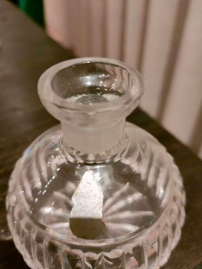 crystal perfume bottle