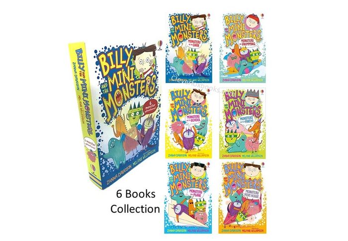 Children Books Billy and The Mini Monsters 6 Books Collection Set By Zanna Davidson - Age 5+