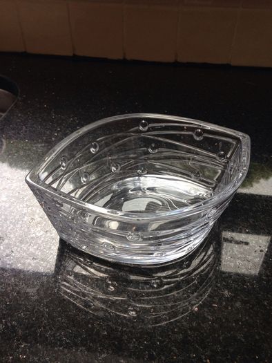 Galway Crystal Oval Bowl