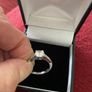 Swarovski crystal ring solatire Image 9