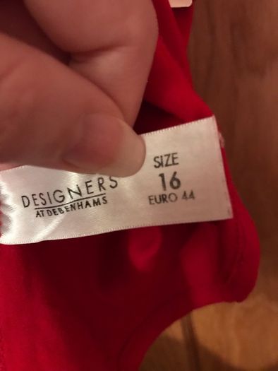 Debenhams Designer John Richmond Top Size 16 in good condition