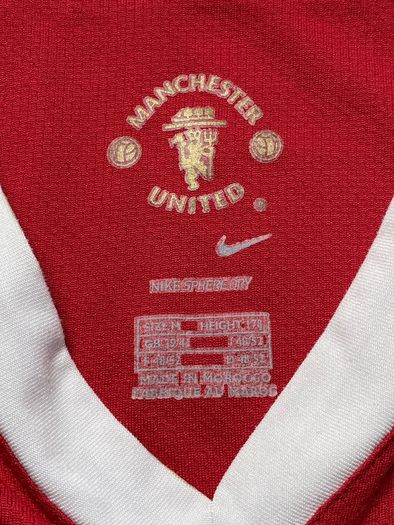 Nike Manchester United Mens 2006/2007 Home Long Sleeve Jersey No.4 Heinze Size Medium