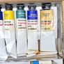 RARE Antique George Rowney No 9 Oil Colour Wooden Box Set - 1950s/60s Artist Case Prop Image 7