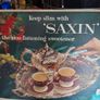 Antique Large Showcard Advertisement Sign SAXIN, Non-Fattening Sugar Substitute/Sweetener 1900s Image 2