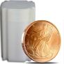 Uniques Walking Liberty 1 oz .999 Copper Rounds, 20 Pack Coin Tube Image 3