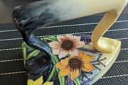 Hand painted Ceramic Iron by Old Tipton Wave