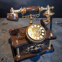 Telephone music box with drawer
