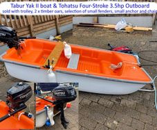 Tabur 2.5m boat with Tohatsu Outboard