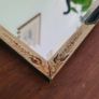 Antique irish "E.W Howe" handpainted & laquered mirror Image 2