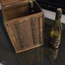 Antique wooden wine box.  PRICE DROP. T Image 4