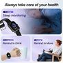 Smart Watch, 1.69" Ultra Retina Screen Fitness Tracker, All-day Heart Rate and Blood Oxygen Monitoring, Over 110+Sport Modes with IP67 Waterproof, 12mm Ultra-Thin Alloy Body for iOS Android (FREE POSTAGE) Image 3