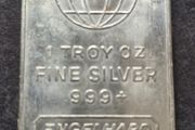 1981 Vintage Engelhard 1oz .999 Silver Bar -