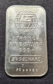 1981 Vintage Engelhard 1oz .999 Silver Bar -