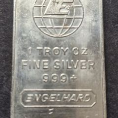 1981 Vintage Engelhard 1oz .999 Silver Bar -